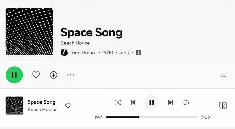 SpaceSong visual